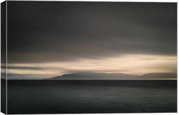 The Larne Coastline from Carnlough, The Causeway C Canvas Print by Creative Photography Wales