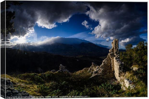 Gessopalena Landscapes_The Abruzzo, Italy Canvas Print by Creative Photography Wales