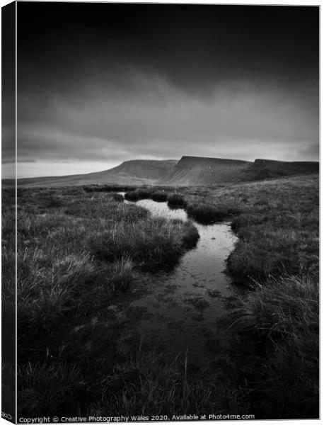 Fan Brycheiniog landscape Canvas Print by Creative Photography Wales