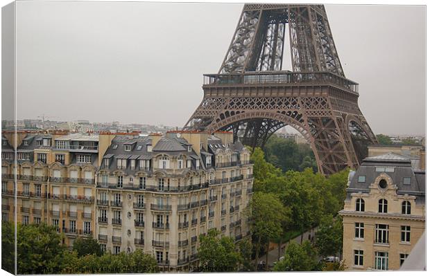 The Eiffel Tower Canvas Print by Kayleigh Leatham