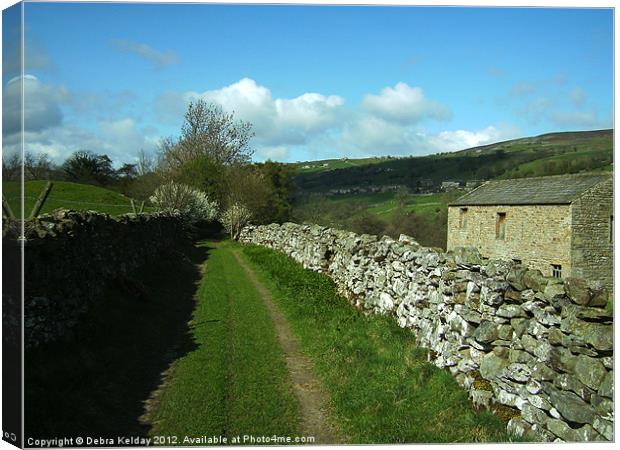 Low Whita, Swaledale Canvas Print by Debra Kelday