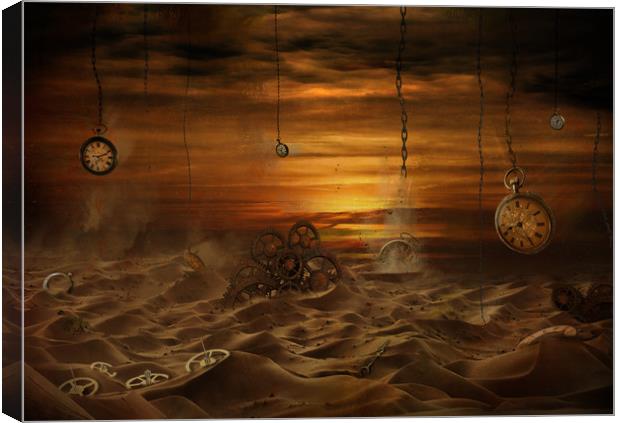 Sands of Time Canvas Print by Debra Kelday