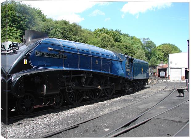 Class A4 Sir Nigel Gresley Canvas Print by Nigel Barrett Canvas