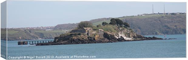 Drakes Island Canvas Print by Nigel Barrett Canvas