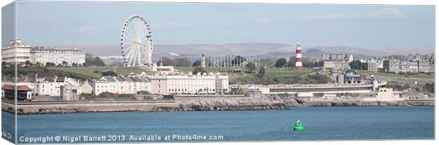Plymouth Waterfront Canvas Print by Nigel Barrett Canvas