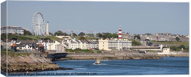 Plymouth Seafront Canvas Print by Nigel Barrett Canvas