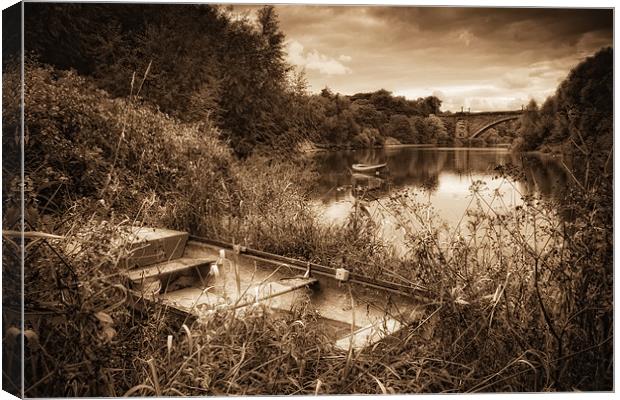 Forgotten on the River Dee Canvas Print by Celtic Origins