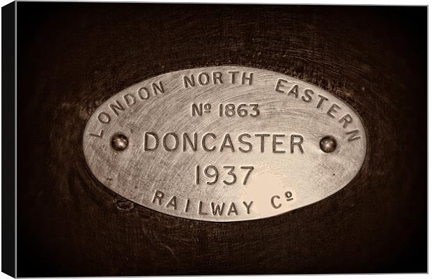 Doncaster 1937 Steam Train. Canvas Print by Celtic Origins
