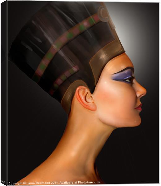 Nefertiti Queen of Egypt Canvas Print by Laura Dawnsky