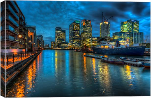 Sitting On The Dock Of The Quey Canvas Print by Paul Shears Photogr