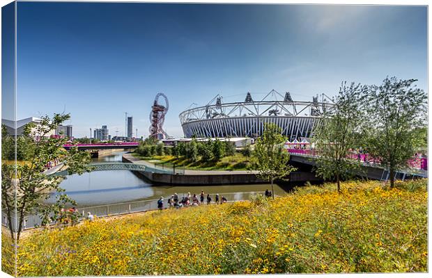 The Olympic Park Canvas Print by Paul Shears Photogr