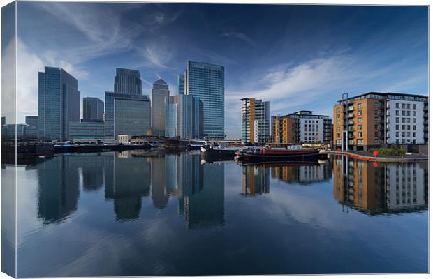 Cool Reflections Canvas Print by Paul Shears Photogr