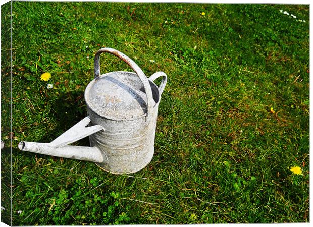 Watering can Canvas Print by Kirsty Bird