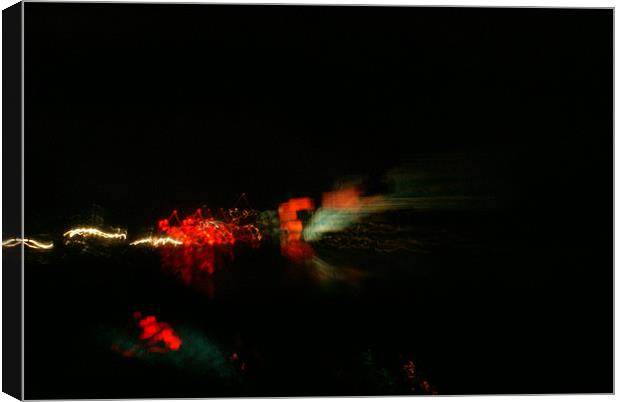 night lights Canvas Print by anthony pallazola