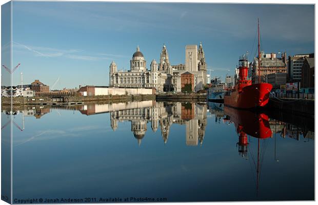 Liverpool Luminations Canvas Print by Jonah Anderson Photography