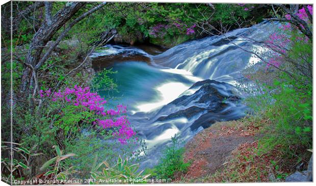 Ryuzu Falls Nikko Canvas Print by Jonah Anderson Photography