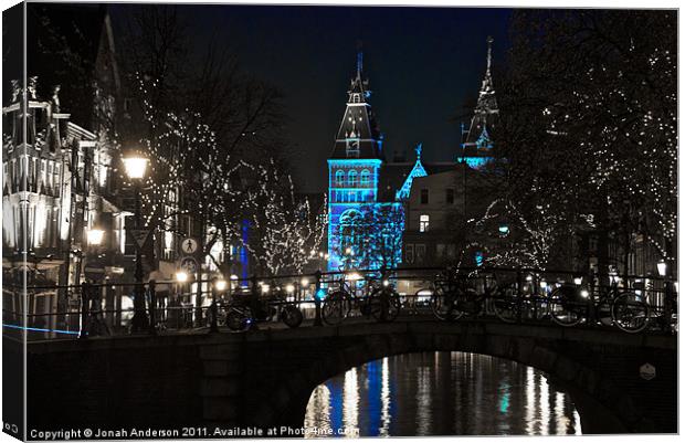 Rijksmuseum in Blue Canvas Print by Jonah Anderson Photography