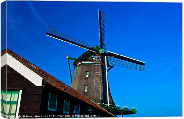 de zoeker blue skies Canvas Print by Jonah Anderson Photography