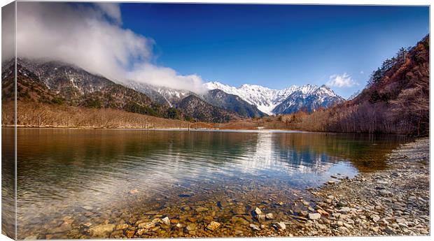 Japanese Alps Canvas Print by Jonah Anderson Photography
