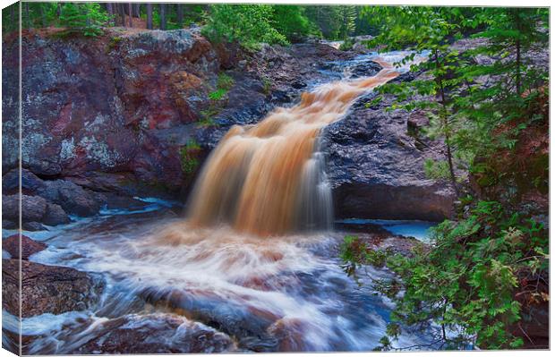 Scenic Waterfall Canvas Print by Jonah Anderson Photography