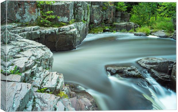 Dells of the Eau Claire  Canvas Print by Jonah Anderson Photography