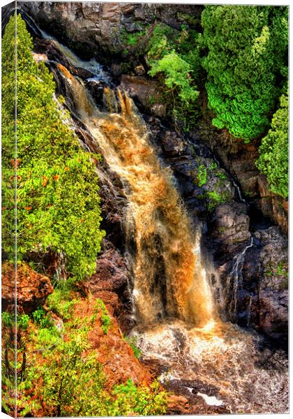 Big Manitou Falls Canvas Print by Jonah Anderson Photography
