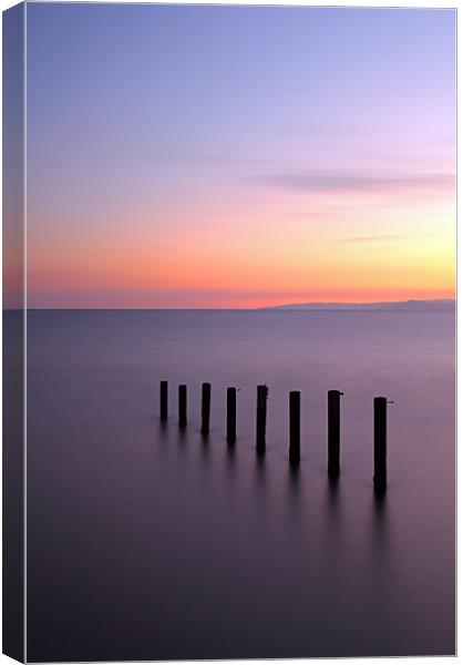 Ayrshire coast Sunset Canvas Print by Grant Glendinning