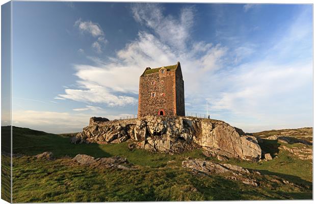 Smailholm Tower Canvas Print by Grant Glendinning