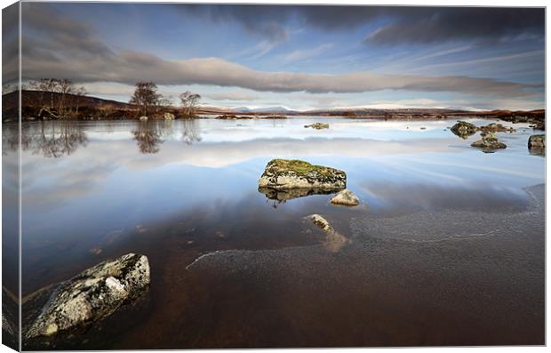 Lochan na h-Achlaise Canvas Print by Grant Glendinning