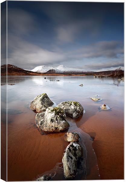 Lochan na h-Achlaise Canvas Print by Grant Glendinning