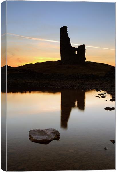 Ardvreck Castle Sunset Canvas Print by Grant Glendinning