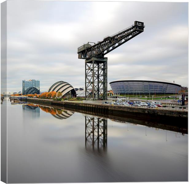 Clyde waterfront Canvas Print by Grant Glendinning