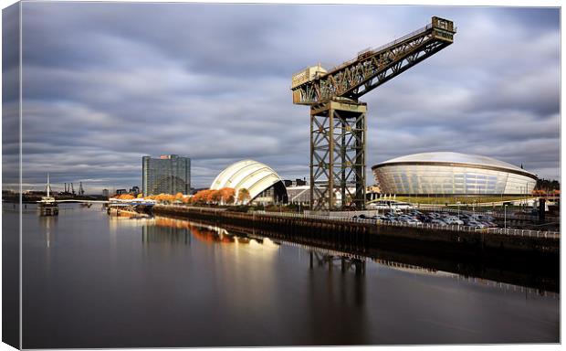 Clyde waterfront Canvas Print by Grant Glendinning