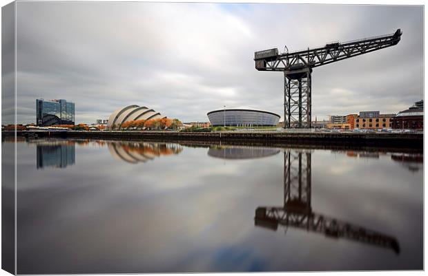 Glasgow Clyde Waterfront Canvas Print by Grant Glendinning