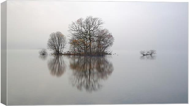 Loch Lomond Mist Canvas Print by Grant Glendinning