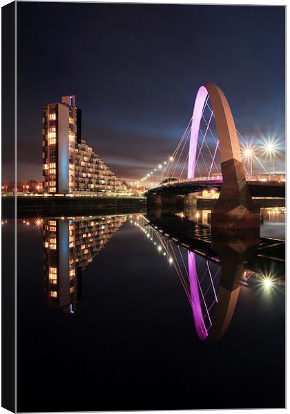 Clyde Arc Canvas Print by Grant Glendinning