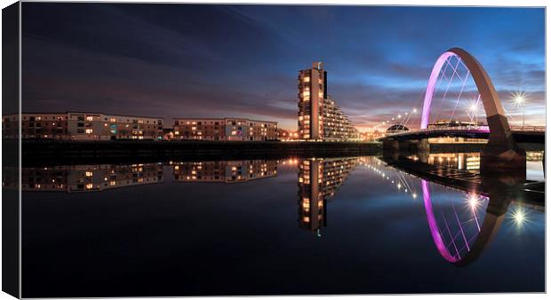 Clyde Arc Canvas Print by Grant Glendinning