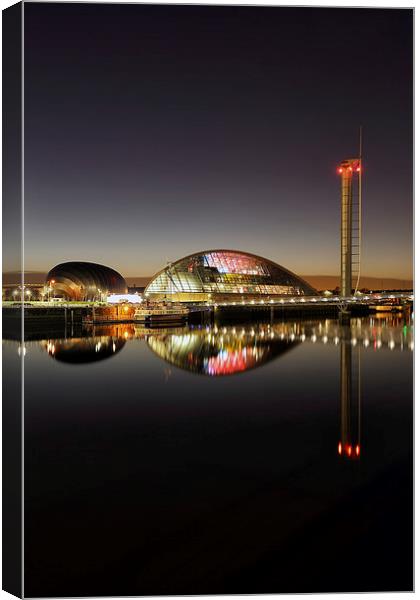  Glasgow Science Centre Canvas Print by Grant Glendinning