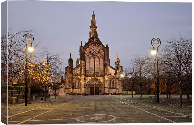 Glasgow Cathedral Canvas Print by Grant Glendinning
