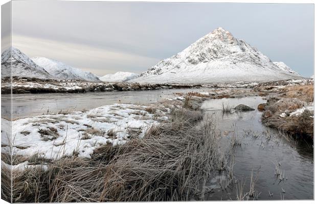  The Great Herdsman Of Etive Canvas Print by Grant Glendinning