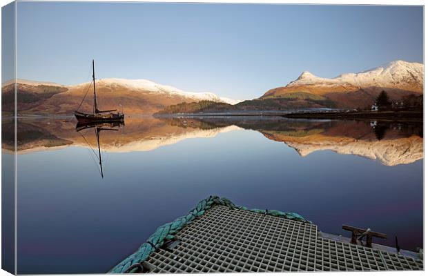 Loch Leven Reflection Canvas Print by Grant Glendinning