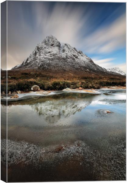 Buachaille reflection Canvas Print by Grant Glendinning