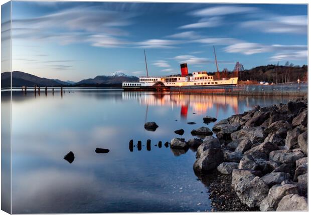 Maid of the Loch Canvas Print by Grant Glendinning