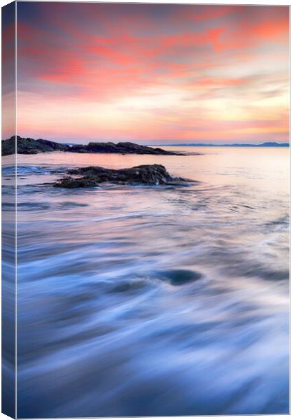 Kintyre Sunset Canvas Print by Grant Glendinning