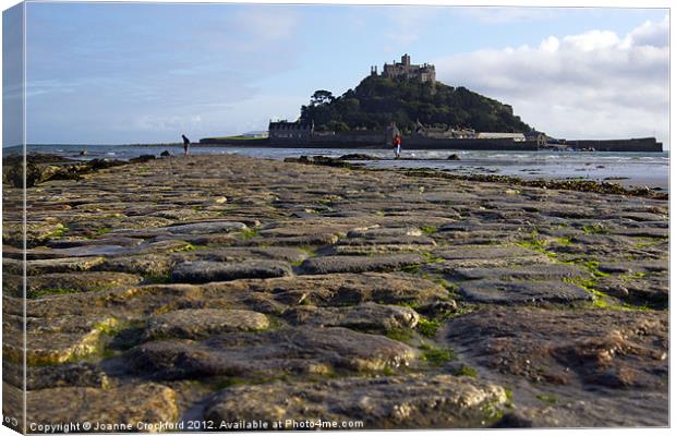 St Michaels Mount, St Ives Canvas Print by Joanne Crockford