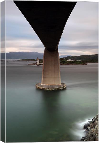 Skye Bridge at Sunset Canvas Print by Maria Gaellman