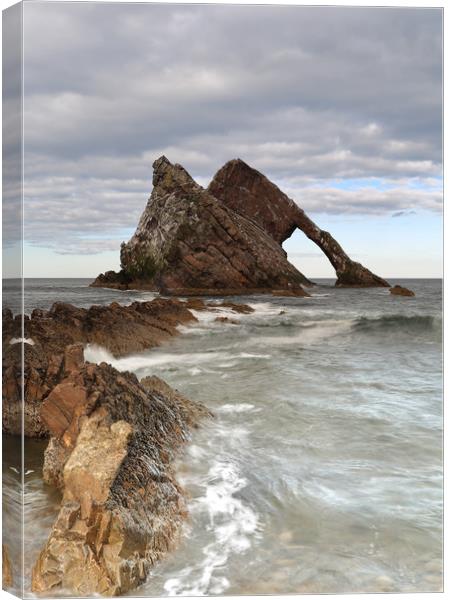 A Day by Bow Fiddle Rock Canvas Print by Maria Gaellman