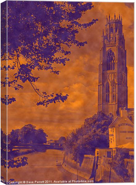 Boston Stump - Old Style Canvas Print by Daves Photography