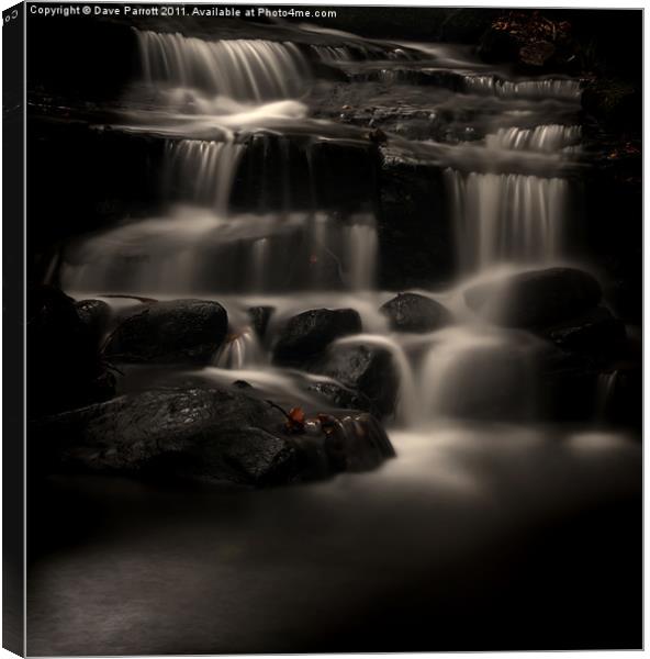 Lumsdale Valley Waterfalls Canvas Print by Daves Photography