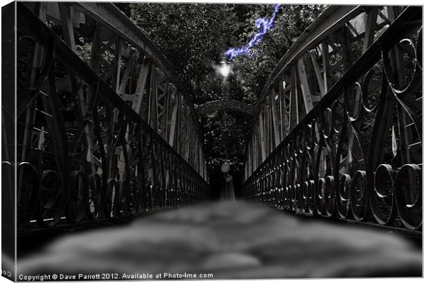 Haunted Bridge - 1887 Canvas Print by Daves Photography